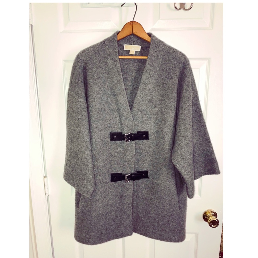 Michael Kors Gray Poncho/Cape!